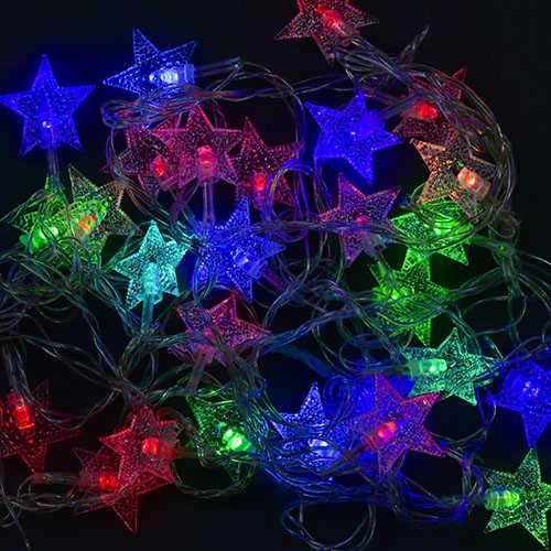 Гирлянда светодиодная Huada Toys 23456 Звёздочка 5 м