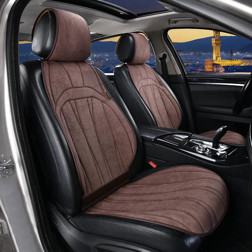 Накидки з алькантари на сидіння авто Elegant Ancona EL 700 805 передні з перфорацією Коричневий (2518246998) Накидки з алькантари на сидіння авто Elegant Ancona EL 700 805 передні з перфорацією Коричневий (2518246998)