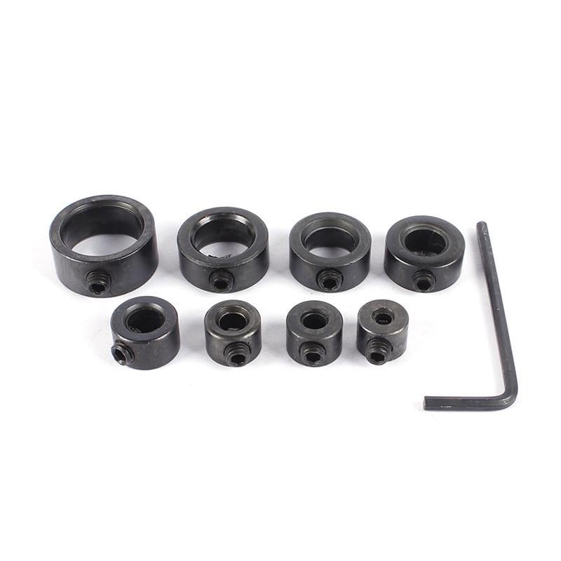 Ограничитель глубины сверления 8 шт. Ø 3-16 мм и шестигранник (137368) Ограничитель глубины сверления 8 шт. Ø 3-16 мм и шестигранник (137368)