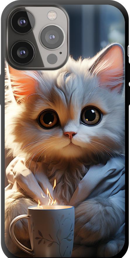 Чехол на iPhone 13 Pro Max White cat (5646b-2371-42517) Чехол на iPhone 13 Pro Max White cat (5646b-2371-42517)