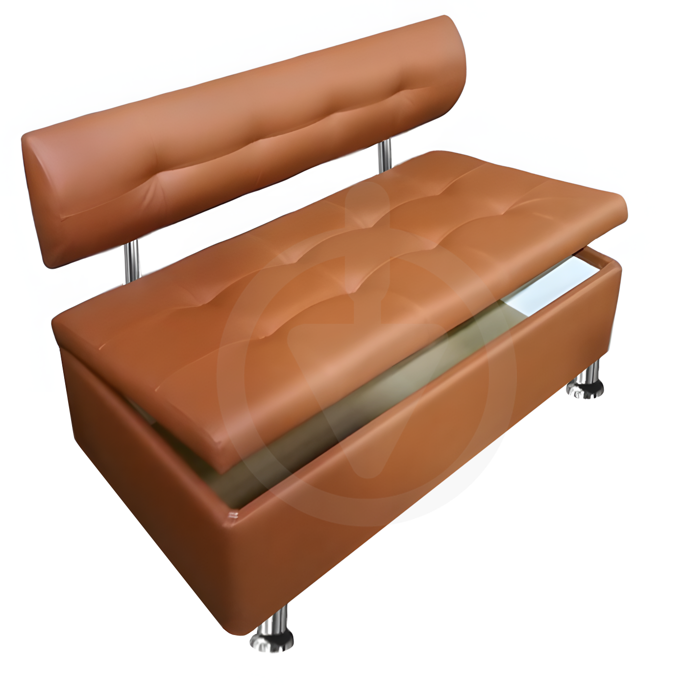 Диван офисный с нишей AVVS для ожидания/приемной 150 см с ножками 14 см Оранжевый (25808365) - фото 2 Диван офисный с нишей AVVS для ожидания/приемной 150 см с ножками 14 см Оранжевый (25808365) - фото 2