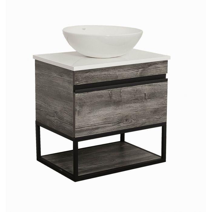 Тумба Лофт Айрон консольная Дуб морас со столешницей 75 см (2356432493) Тумба Лофт Айрон консольная Дуб морас со столешницей 75 см (2356432493)