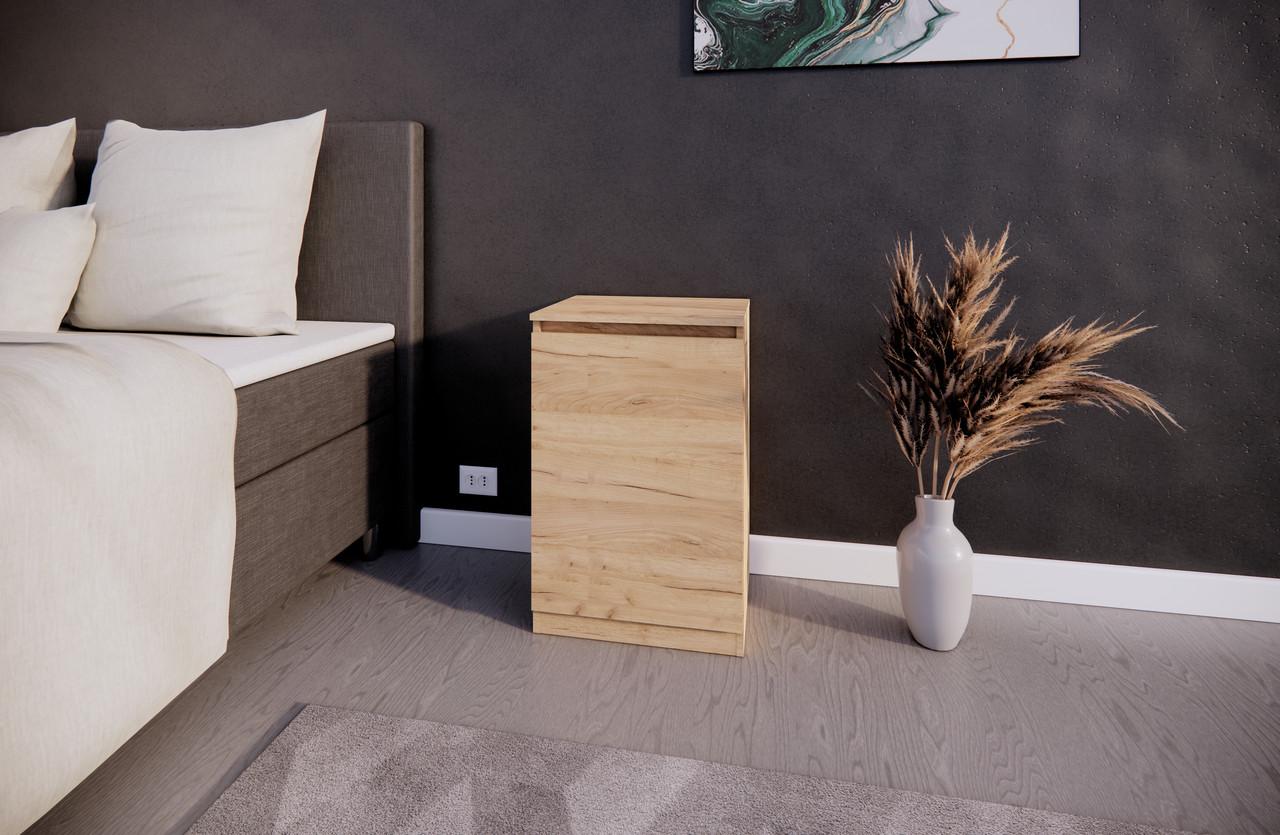 Тумба приліжкова MEBEX 50х40х77,4 см Дуб Крафт (VS3D500DC) - фото 2 Тумба приліжкова MEBEX 50х40х77,4 см Дуб Крафт (VS3D500DC) - фото 2