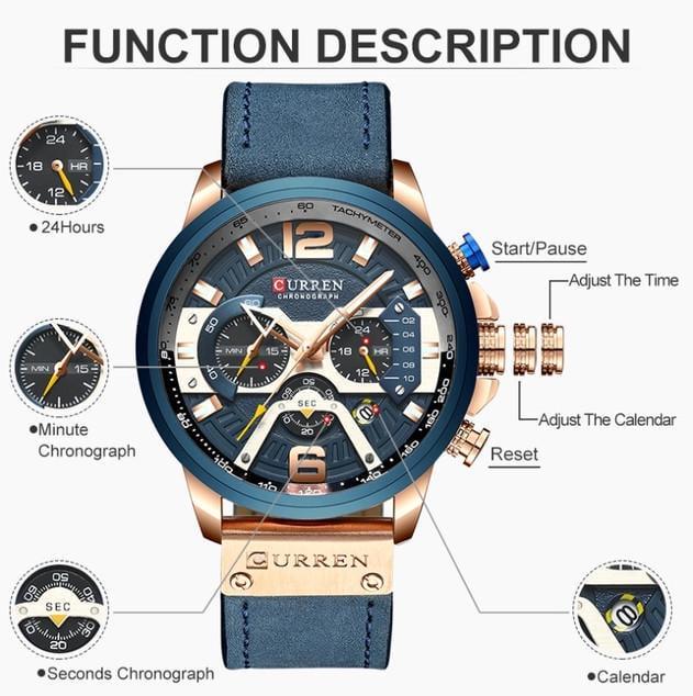 Часы наручные Curren Toronto (2435837191) - фото 9 Часы наручные Curren Toronto (2435837191) - фото 9