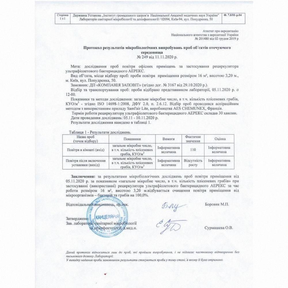 Рециркулятор бактерицидний AEREKS PRO-80 версія 2 (28080410) - фото 3 Рециркулятор бактерицидний AEREKS PRO-80 версія 2 (28080410) - фото 3