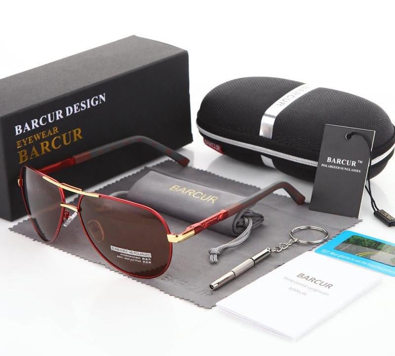 Очки солнцезащитные мужские с поляризацией Red