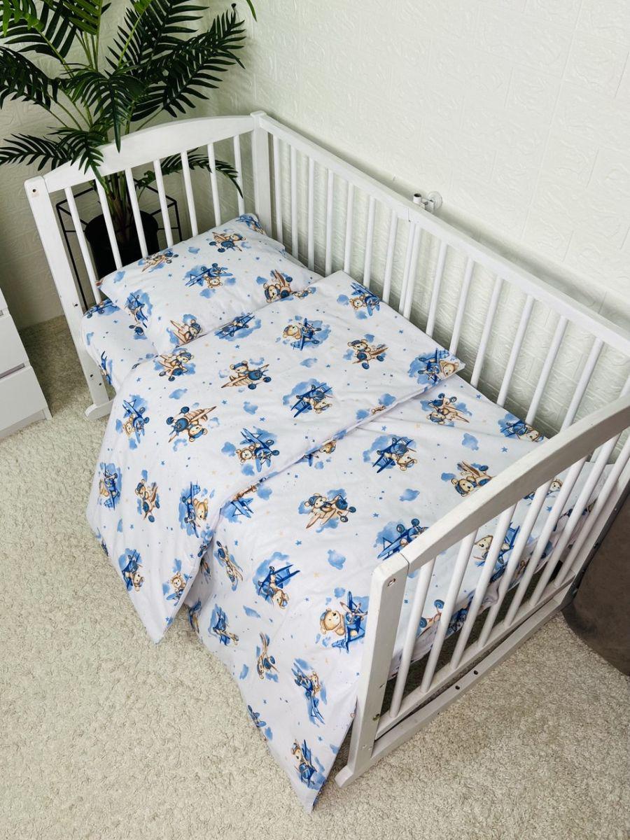 Комплект постельного белья в детскую кроватку 3в1 120x60 см (135)