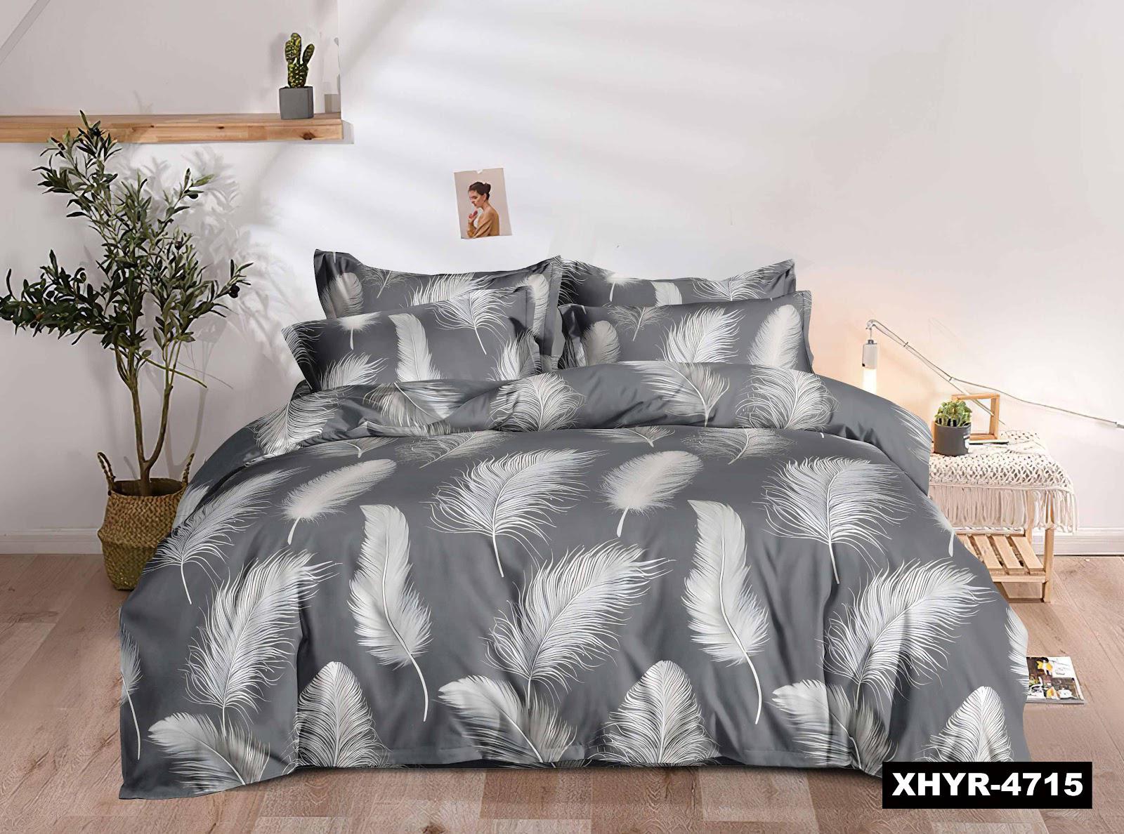 Комплект постільної білизни байка євро 200x220 см Сірий (4715)