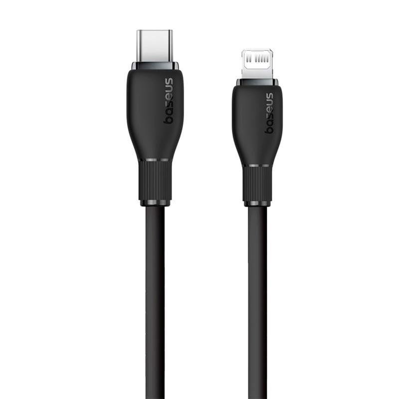 Кабель для зарядки і передачі даних BASEUS USB Type-C - Lightning Pudding Series Fast Charging Cable 2м Чорний (P10355701111-01) - фото 2 Кабель для зарядки і передачі даних BASEUS USB Type-C - Lightning Pudding Series Fast Charging Cable 2м Чорний (P10355701111-01) - фото 2