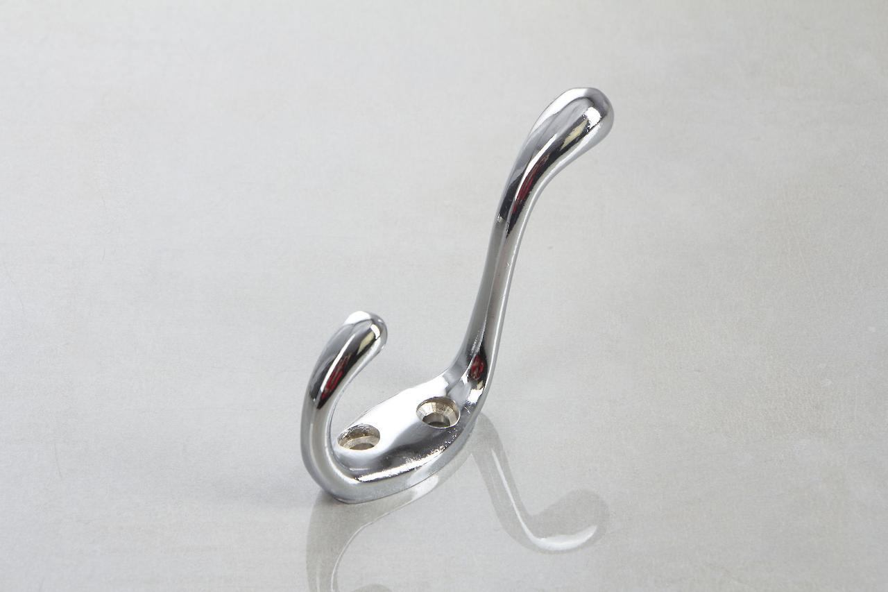 Крючок мебельный двойной GTV MALAGA B0 Хром (WA-MALAG-B0-01)