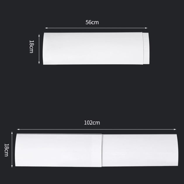Екран-дефлектор для кондиціонера захисний з перфорацією 56х18х3 см (EDK-125) - фото 9 Екран-дефлектор для кондиціонера захисний з перфорацією 56х18х3 см (EDK-125) - фото 9