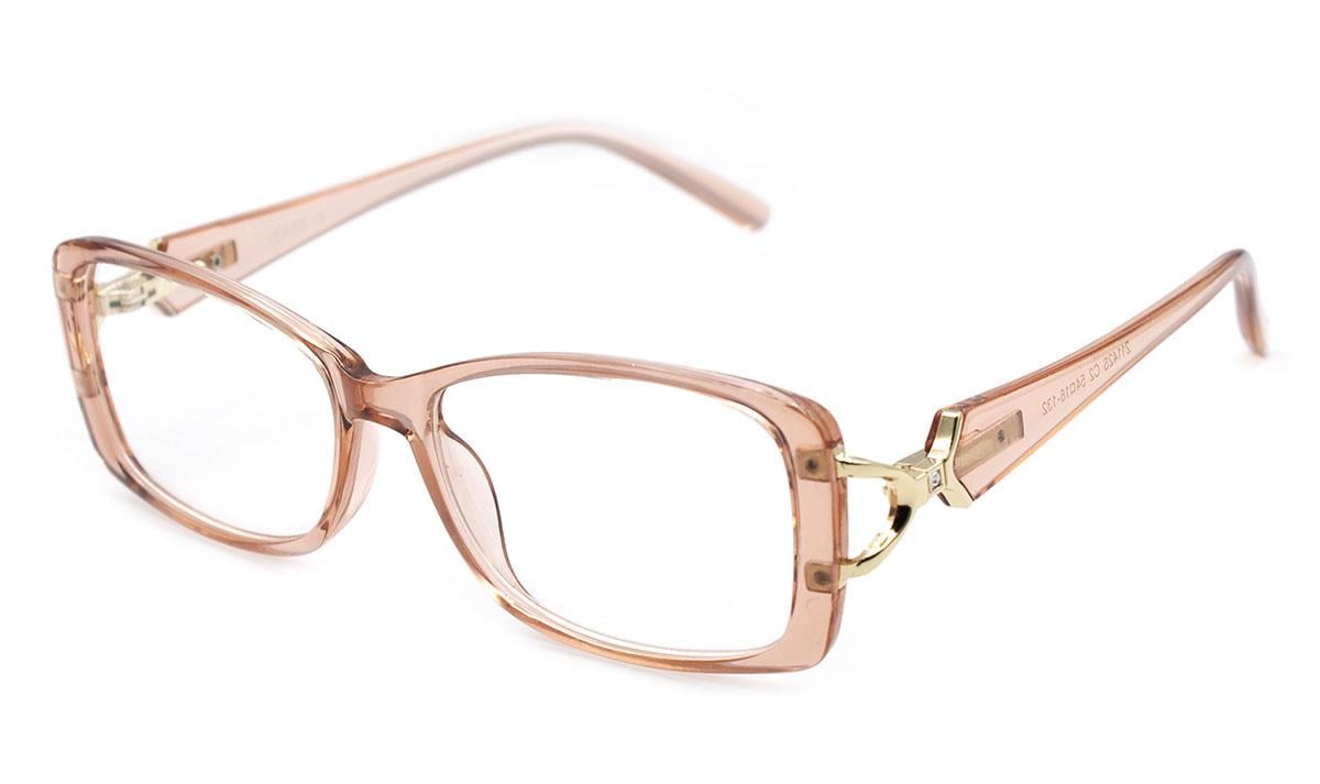 Очки для зрения женские Oftalmic диоптрия +3.00 54-17-132 линза полимер PD62-64 (387-28|G|p3.00|57)