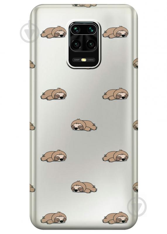 Прозрачный силиконовый чехол iSwag для Xiaomi Redmi Note 9S с рисунком - Спящие ленивцы (M1713) Прозрачный силиконовый чехол iSwag для Xiaomi Redmi Note 9S с рисунком - Спящие ленивцы (M1713)