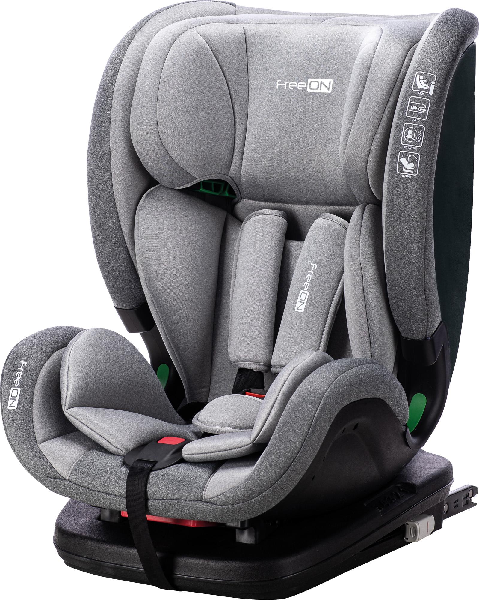 Автокресло FreeON TREX Isofix 9 меcяцев - 12 лет 9-36 кг Light Grey (47146) - фото 7