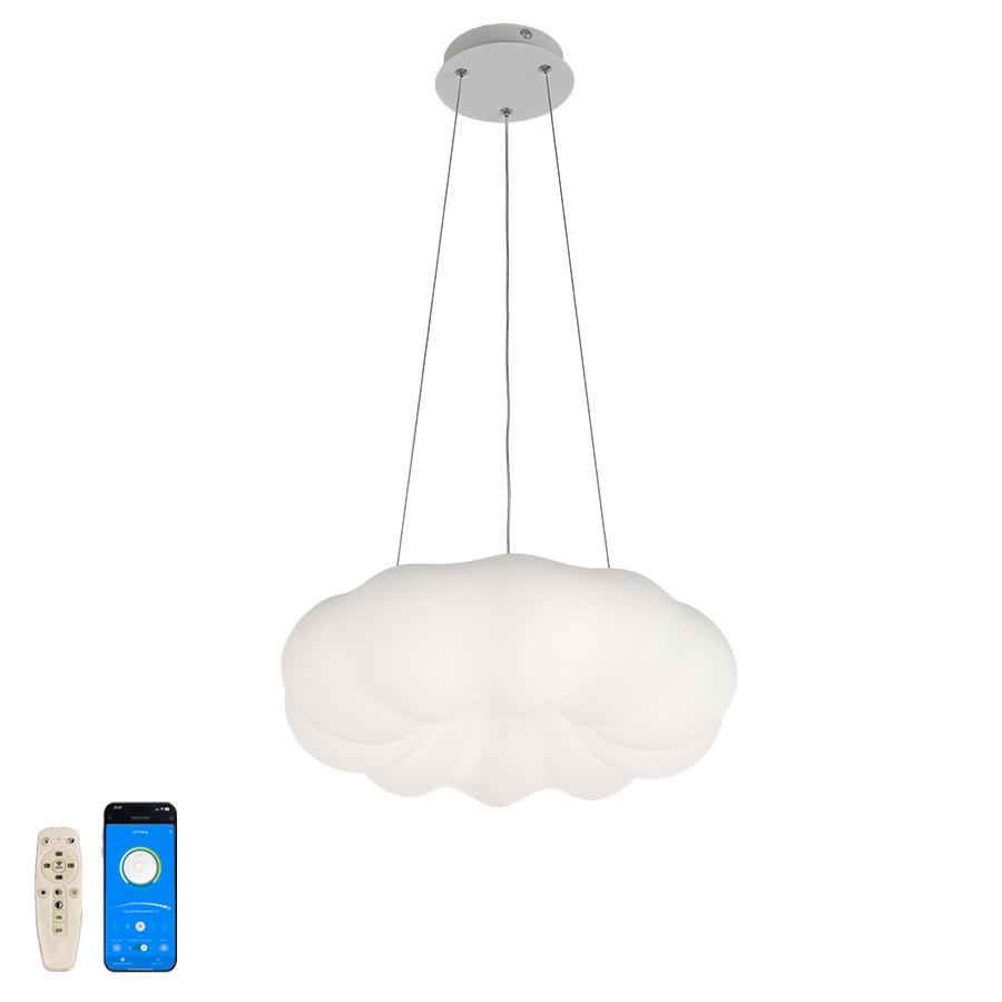 Люстра светодиодная подвесная 797MD6013 550 с пультом 72W Белый