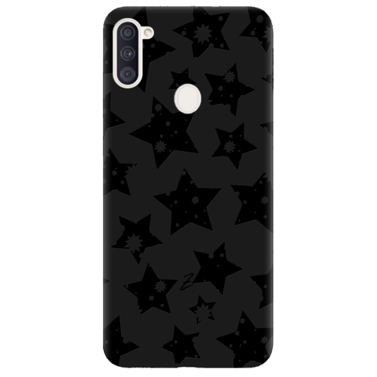 Силіконовий чохол Zorrov для Samsung Galaxy A11 - Black Star (14140050154099988)