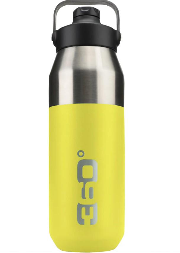 Термофляга 360 degrees Vacuum Insulated Stainless Steel Bottle with Sip Cap 1 л Lime (STS 360SSWINSIP1000LI) - фото 1