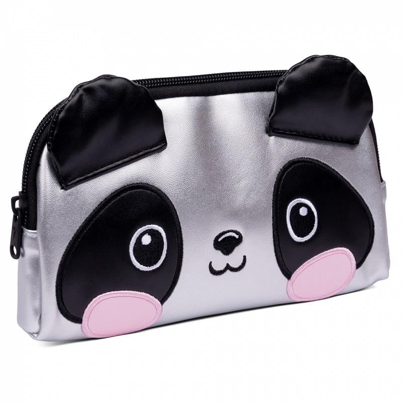 Пенал школьный мягкий YES TO-01 Hi panda на 1 отделение Серый (20385384)