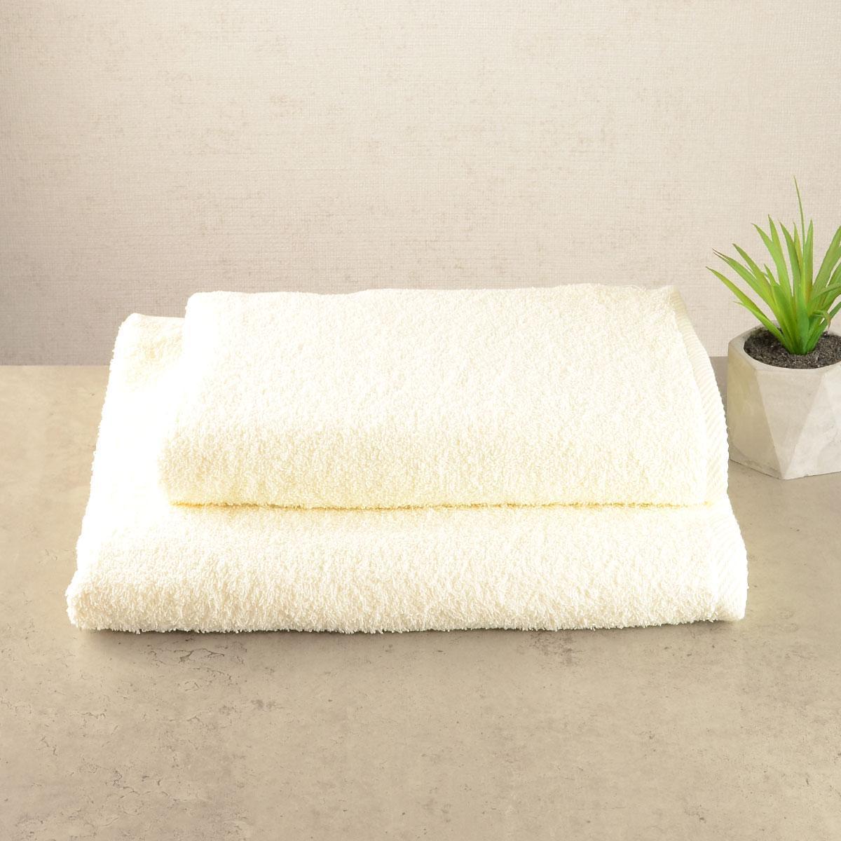 Набор махровых полотенец GM Textile 50х90/70х140 см Молочный (400k140i90-vanil) Набор махровых полотенец GM Textile 50х90/70х140 см Молочный (400k140i90-vanil)