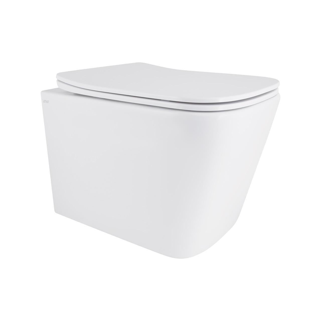 Унитаз подвесной Qtap Tern с сиденьем Soft-close (QT17332303ASW) Унитаз подвесной Qtap Tern с сиденьем Soft-close (QT17332303ASW)