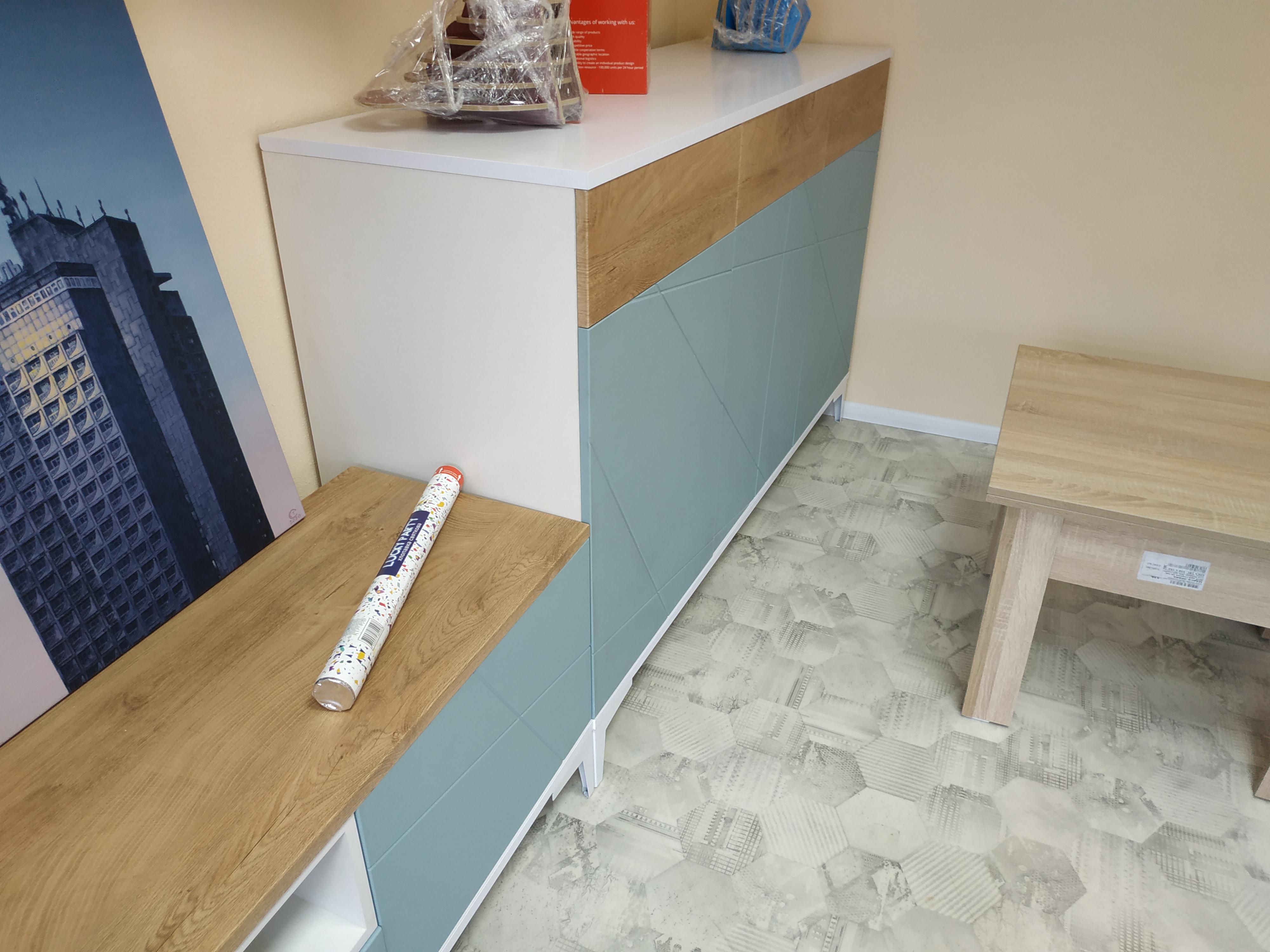 Тумба Греденція Т6 Picassa 1700x1100x550 мм Блакитна лагуна (GA106050302) - фото 2 Тумба Греденція Т6 Picassa 1700x1100x550 мм Блакитна лагуна (GA106050302) - фото 2