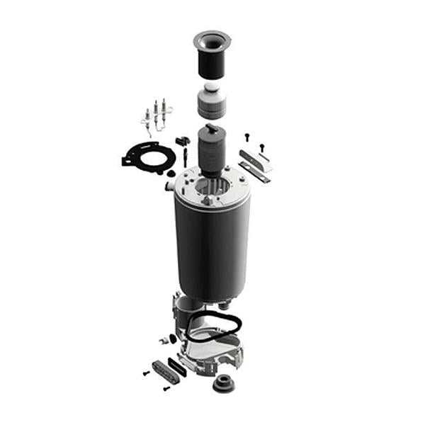 Теплообменник для конденсационного котла Buderus Logamax plus GB062-24 KD G20 87186467400 (00000063856)