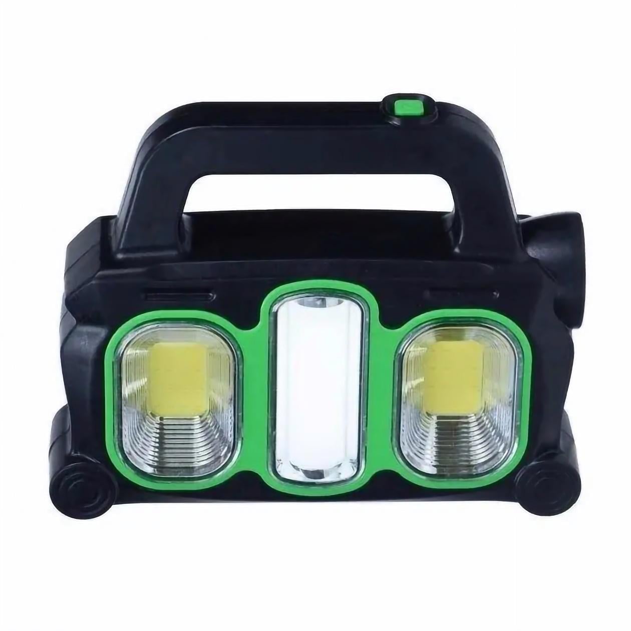 Фонарь прожектор Hurry Bolt HB-6169аккумуляторный LED с солнечной панелью USB выход