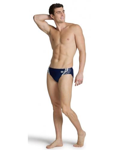 Плавки Arena MEN'S SWIM BRIEFS GRAPHIC р. 85 Синий (005536-710 85) - фото 7