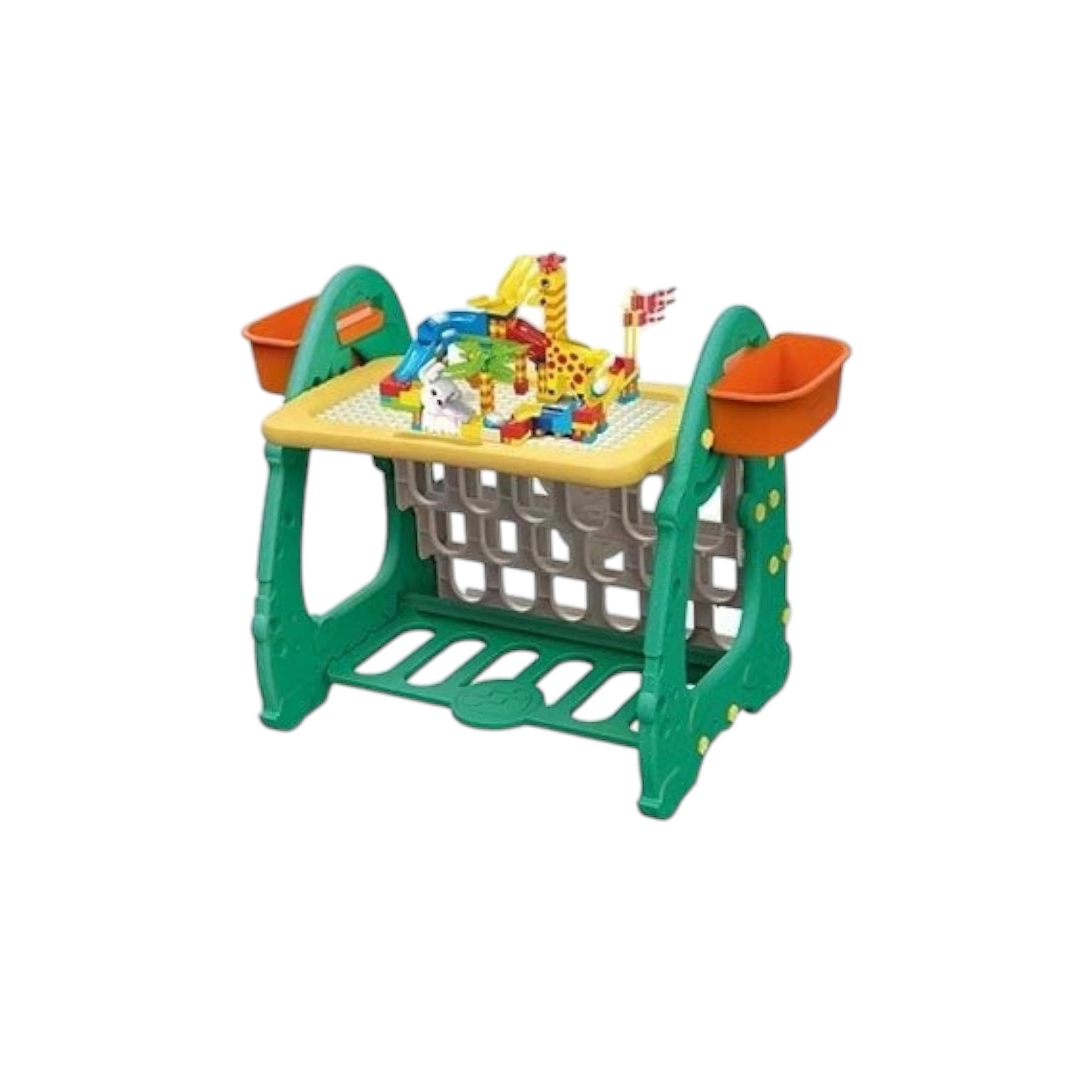 Набір ігровий S 075 3в1 столик конструктор з кульками/дошка для малювання та стелаж (28536240) Набір ігровий S 075 3в1 столик конструктор з кульками/дошка для малювання та стелаж (28536240)