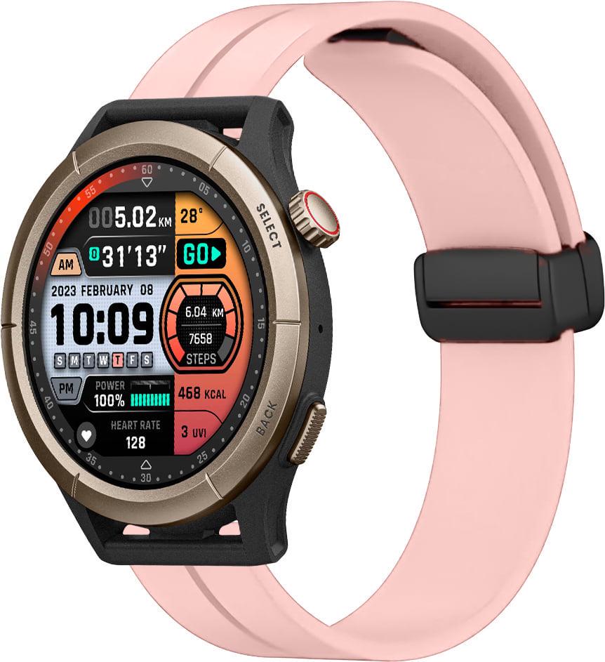 Ремешок для смарт-часов Rysta для Amazfit Cheetah Round/Cheetah Pro Pink (41893-31)