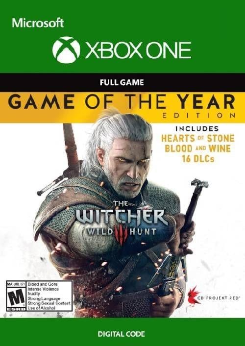 Карта оплати The Witcher 3 Wild Hunt Game of year edition для Xbox One