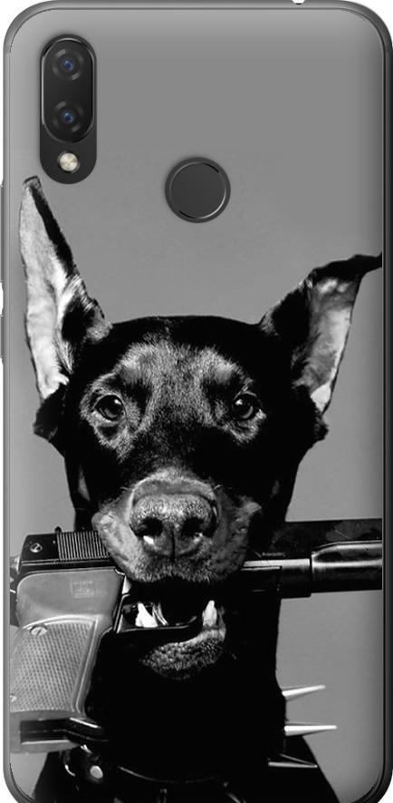 Чохол на Huawei P Smart Plus Доберман (2745t-1555-42517)