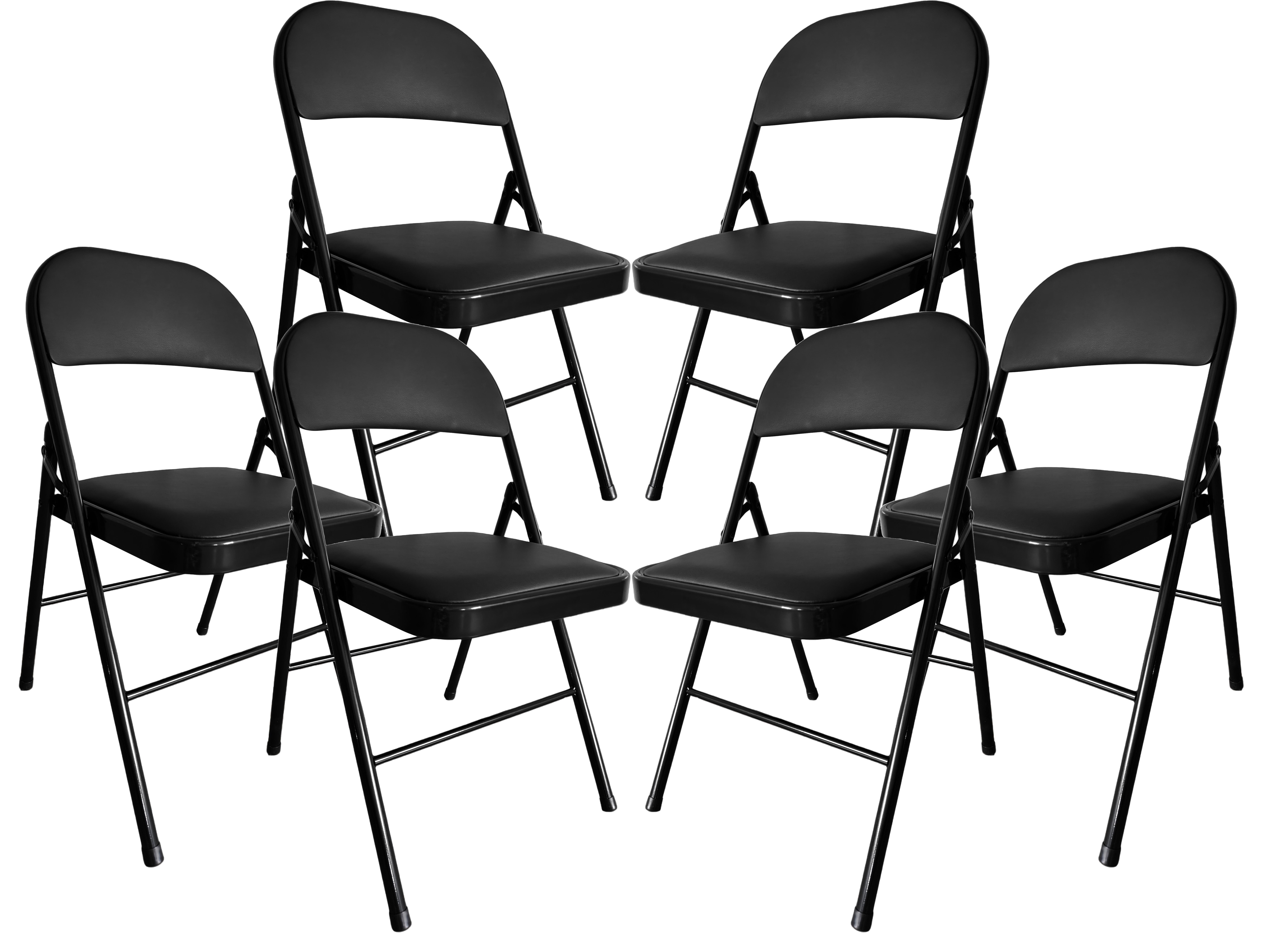 Стул туристический раскладной B-019 6 шт. Черный (4614)