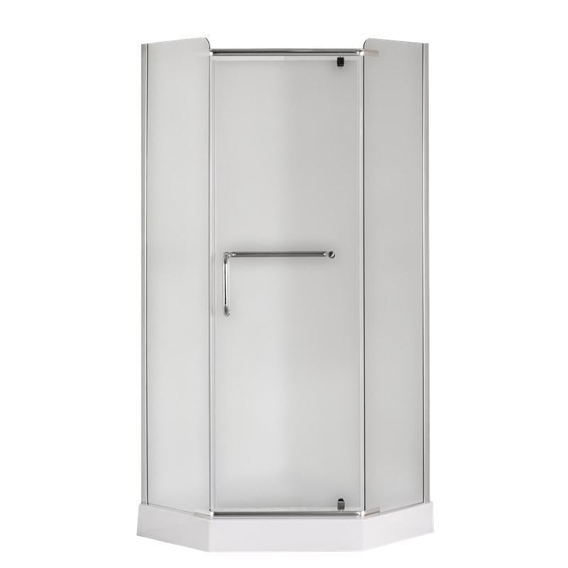 Душова кабіна MIXXUS LINES SCT01-90x90x198-TR п'ятикутна/з підонном/скло 6 мм 90x90 см Хром (OL-MI6913)