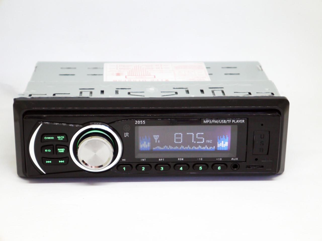 Автомагнитола Pioneer 2055 ISO USB/microSD/FM/AUX с пультом ДУ 4x50 Вт с подсветкой