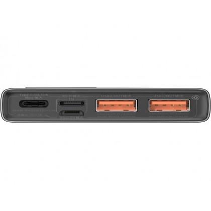 Повербанк Baseus Adaman Metal PPAD000001 10000 mAh 22,5 W 3 A 2USB Type-C/Lighting/Micro-USB Black - фото 2