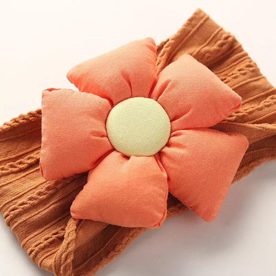 Афробант-пов'язка на голову №2 Квіточка Помаранчевий (131237) - фото 2