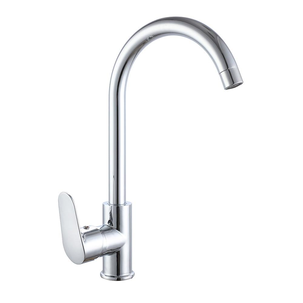 Смеситель для кухни WEZER VRL419-11 с поворотным изливом Ø35 Хром