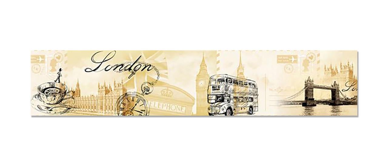 Наклейка виниловая на кухню Zatarga Лондон Коллаж 600х3000 мм (1283915852) Наклейка виниловая на кухню Zatarga Лондон Коллаж 600х3000 мм (1283915852)