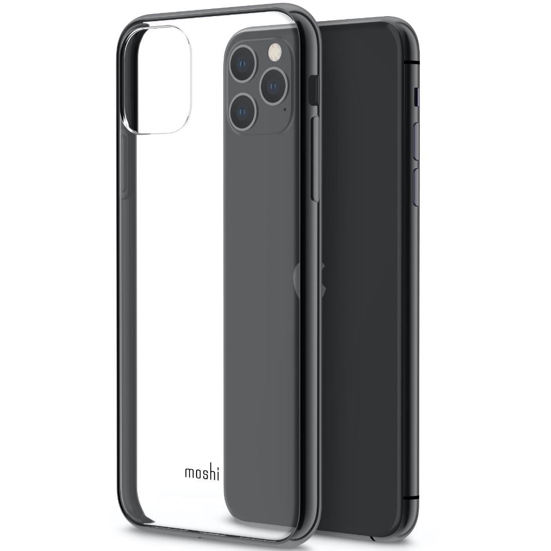 Прозрачный чехол накладка Moshi Vitros Slim Clear Case for iPhone 11 Pro Max, Raven Black (99MO103038)