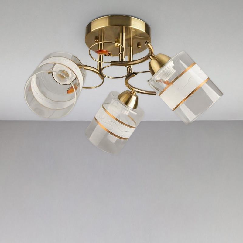 Стельова люстра Light House SH-18179/3 440х440х240 мм Бронзовий