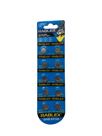 Батарейка Rablex AG 7 LR926 Батарейка Rablex AG 7 LR926
