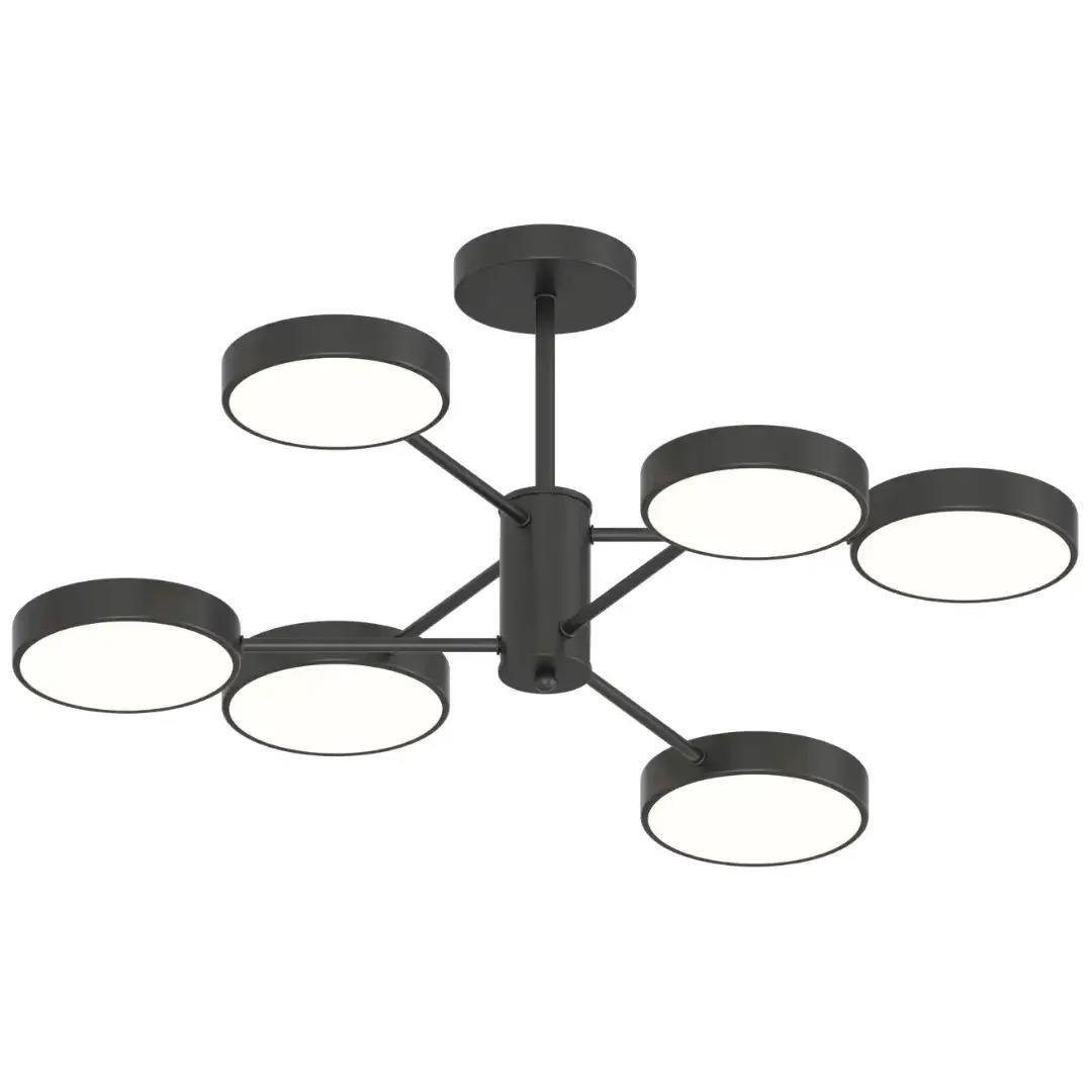 Люстра потолочная светодиодная Valeso V XI3339-6 BK 108W (00000140594)