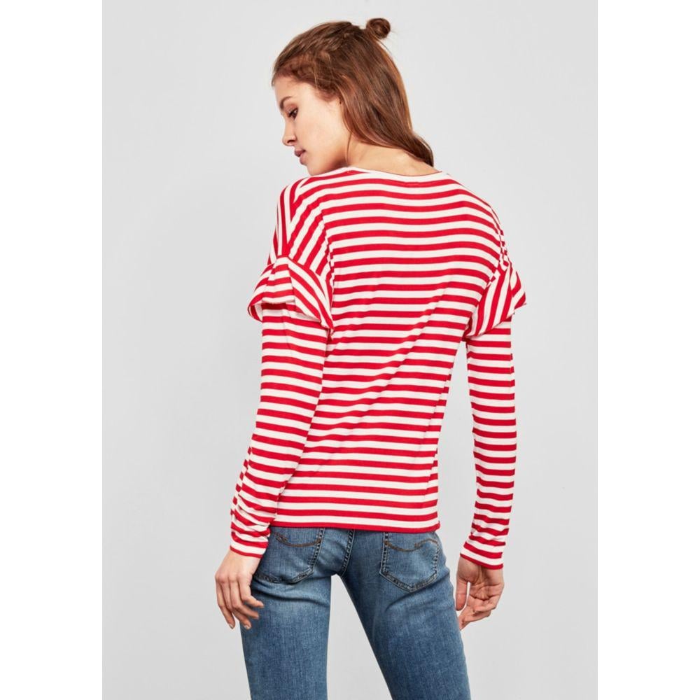 Футболка Q.Silver 42.802.31.3086x20 довгий рукав жіноча М Червоний (183946) - фото 2 Футболка Q.Silver 42.802.31.3086x20 довгий рукав жіноча М Червоний (183946) - фото 2