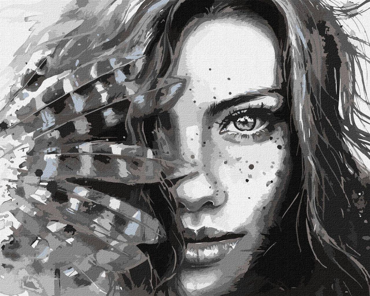 Картина по номерам Ideyka Выразительный взгляд 40х50 см (2824286715)