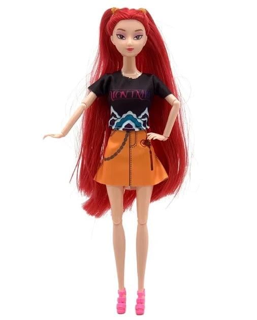 Кукла KPop Demon Hunters Кей-поп охотники на демонов музыкальная 30 см