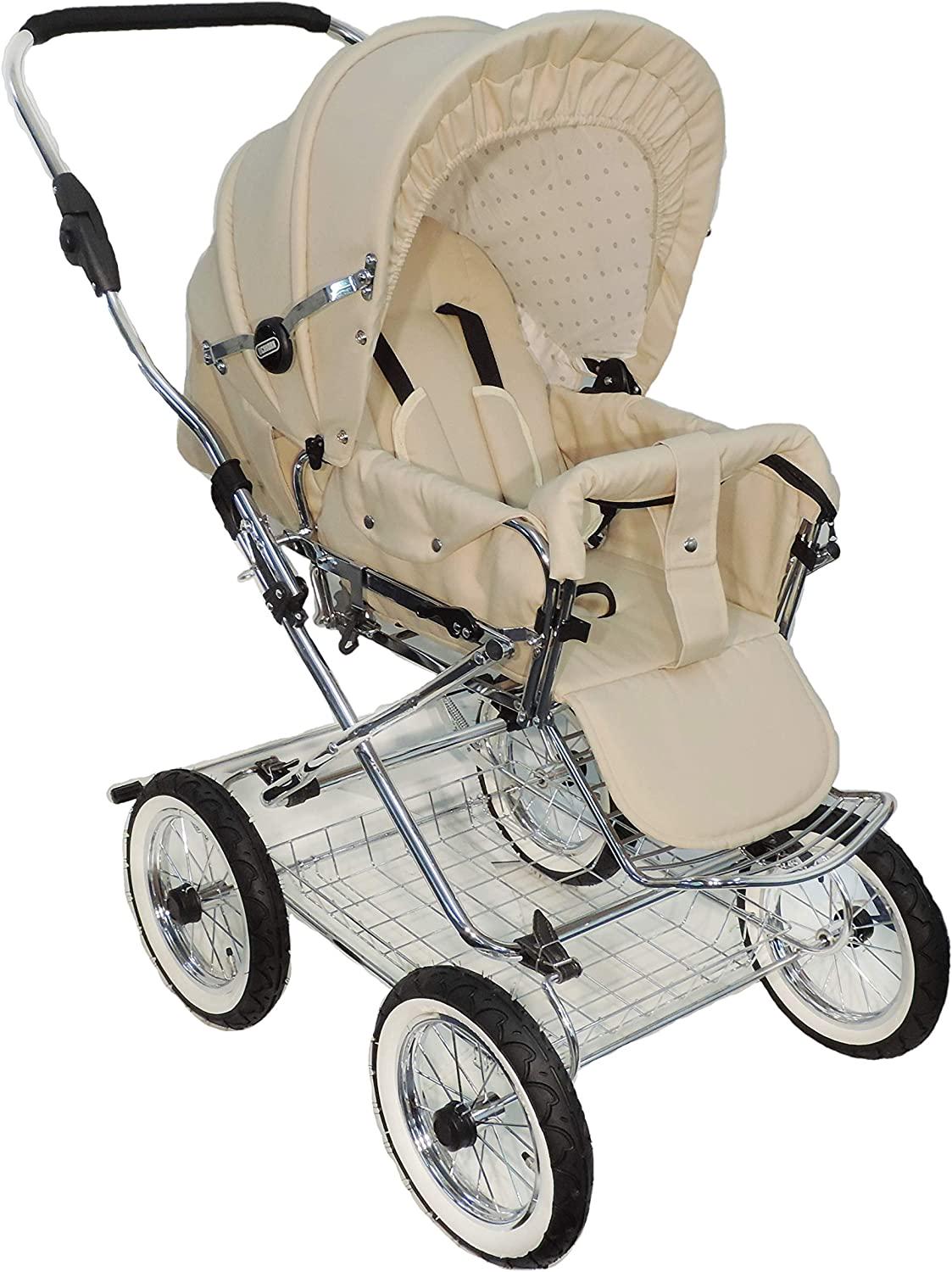 Коляска прогулянкова дитяча Eichhorn Classic Buggy Бежевий (000005560)