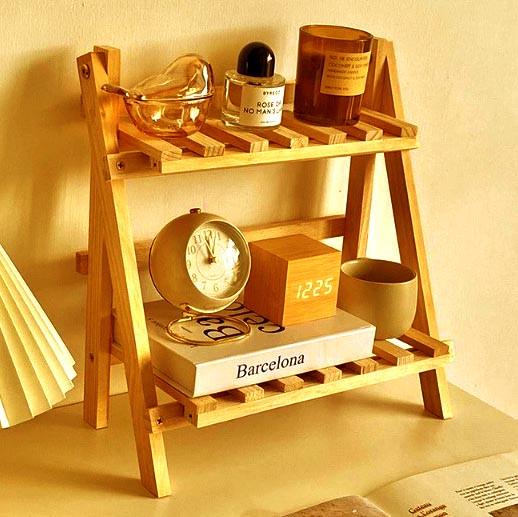 Полка настольная из дерева Туркестан Карри (ПСТ/002303)