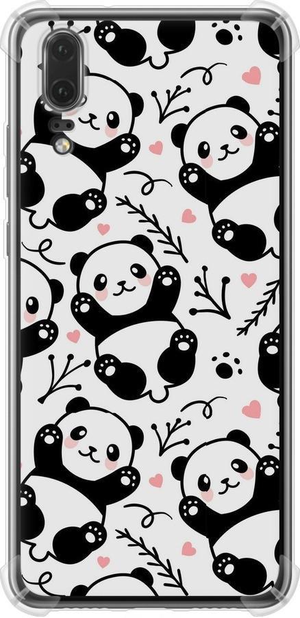 Чехол на Huawei P20 Панды (4318sp-1396-42517)