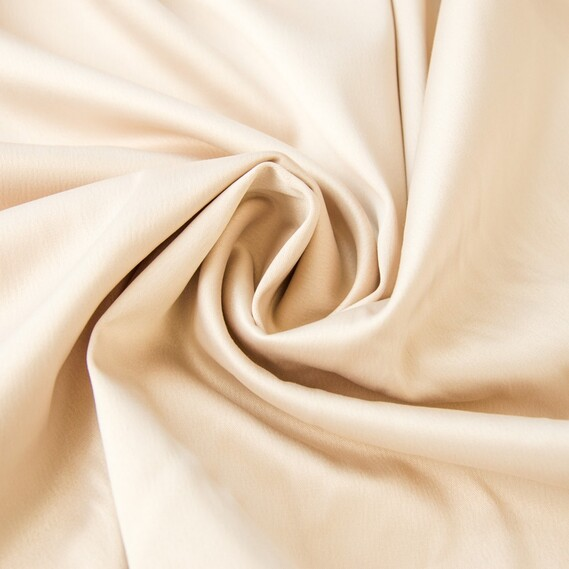 Ткань костюмно-плательная атлас IDEIA Lux V-4 1,5 м Светлый беж (2200004028590)